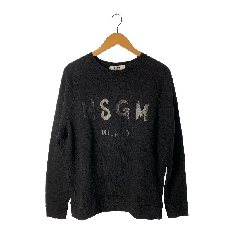 Velour SweatshirtsMSGM/Sweatshirt/M/BLK/Cotton