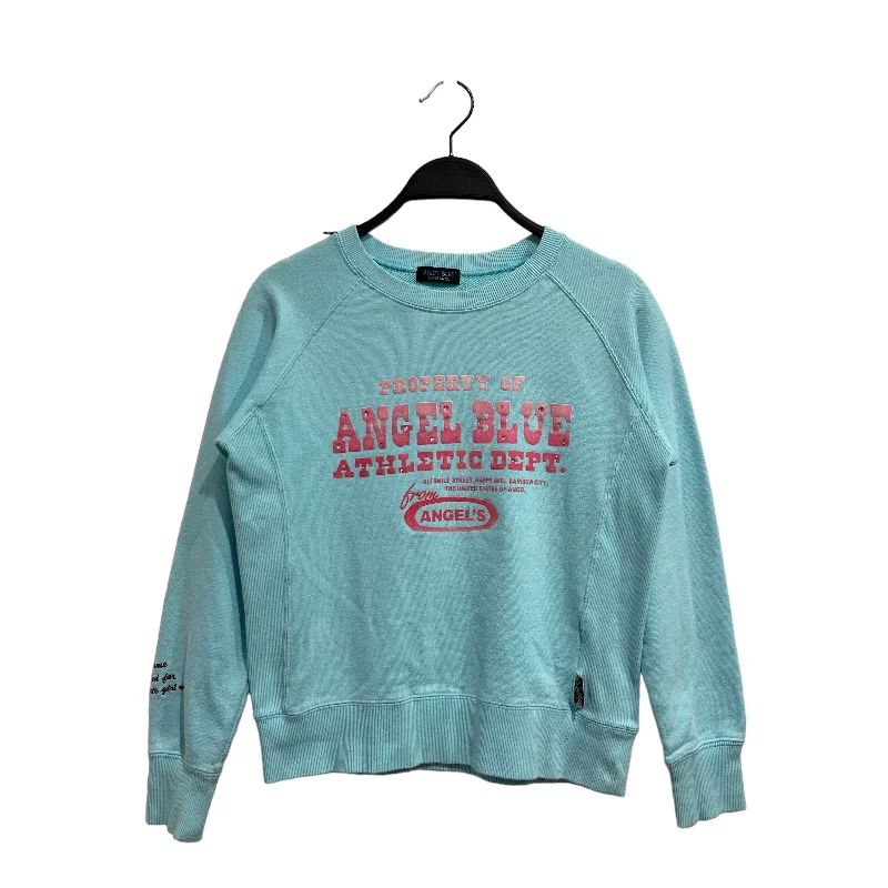 Cropped HoodiesAngel Blue/Sweatshirt/L/Cotton/BLU/atlethic dept