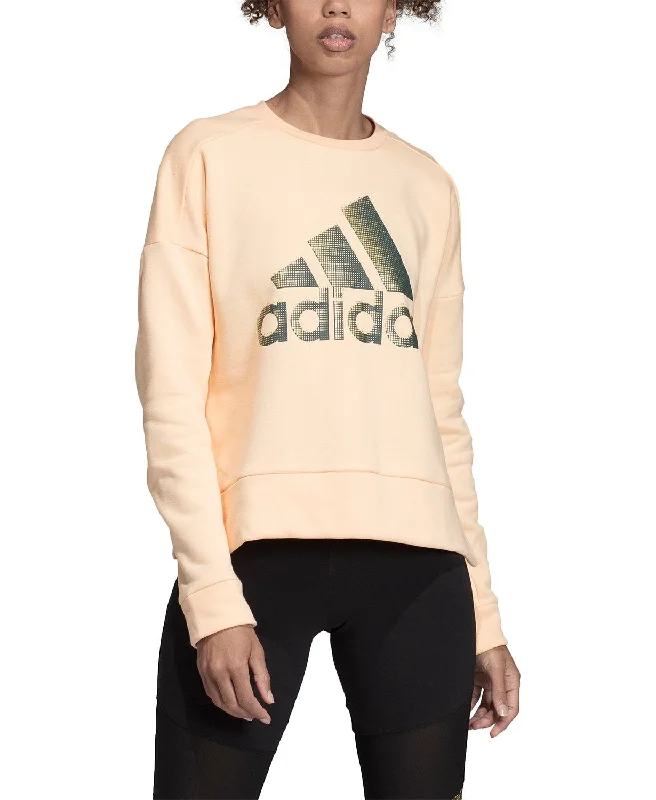 Collaborative SweatshirtsAdidas Women's Glam-Logo Sweatshirt Orange