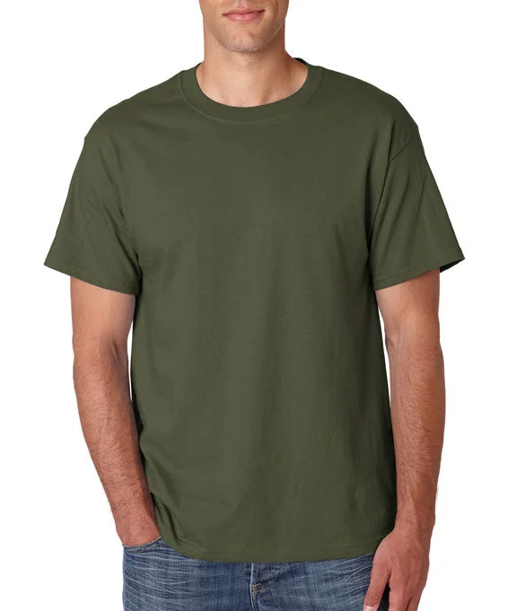 Distressed Hoodies5180 - Hanes Adult Beefy-T® T-Shirt | Fatigue Green