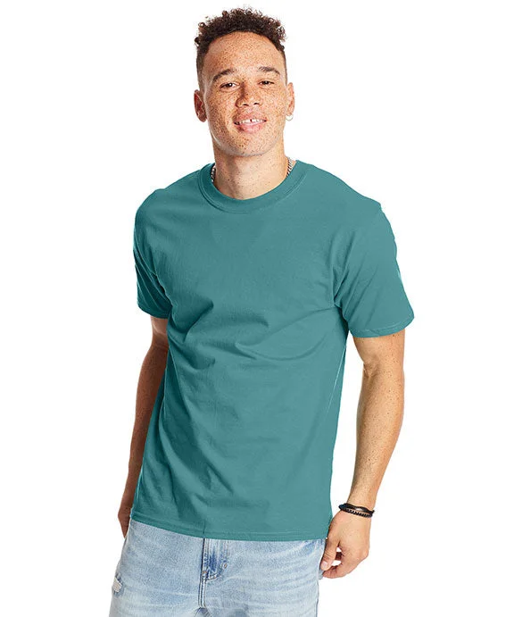 Ruffled Sweatshirts5180 - Hanes Adult Beefy-T® T-Shirt | Green Clay