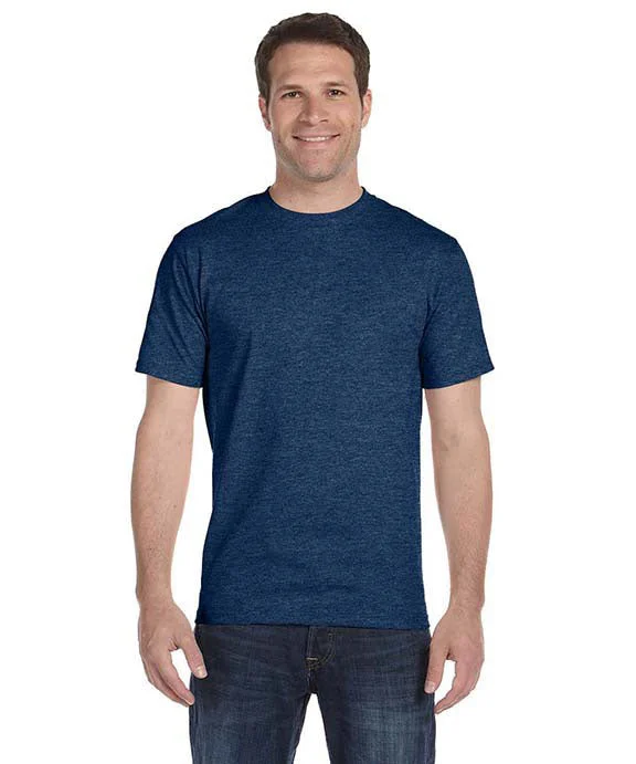 Sheer Hoodies5180 - Hanes Adult Beefy-T® T-Shirt | Heather Navy