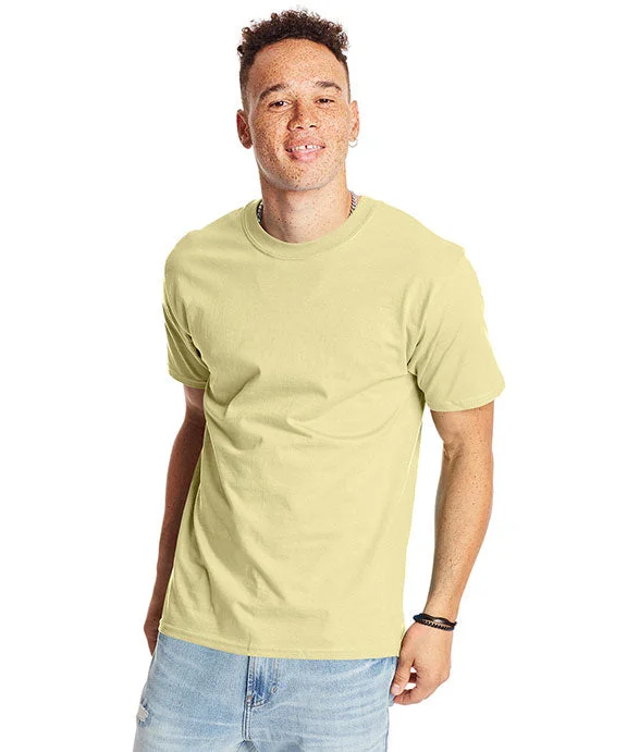 Studded Sweatshirts5180 - Hanes Adult Beefy-T® T-Shirt | Lemon Meringue