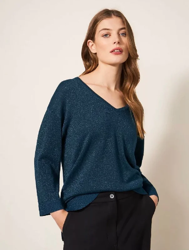 VNeckTopCoreNight Sky V Neck Jumper