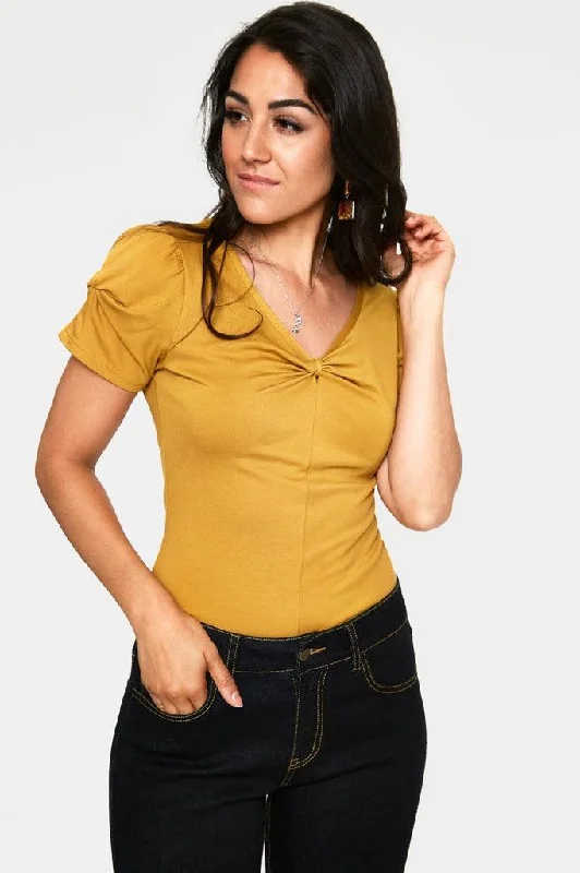 VNeckTopPirateRhiannon Bow V-Neck Top