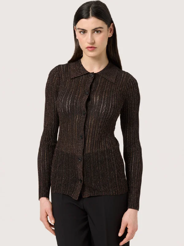 Soaked in Luxury SLLaisa Cardigan Copper