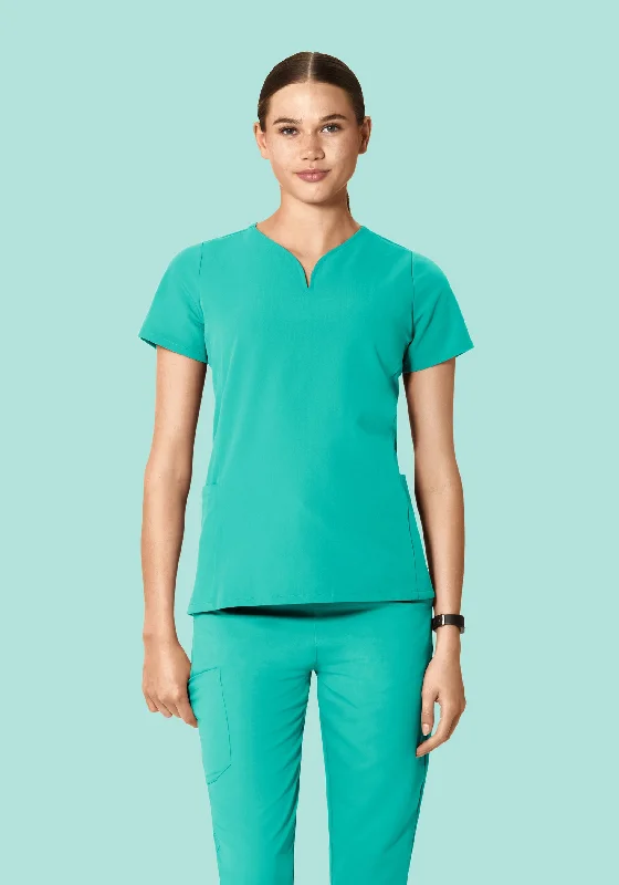 VNeckTopUltraCurved V-Neck Top Surgical Green